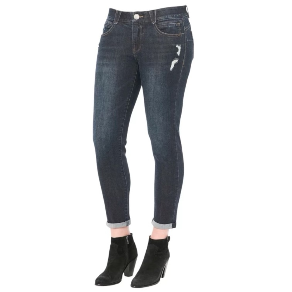 Democracy 14 AbSolution Skinny Jeans Distressed Dark Wash Women’s B1593KEYJ